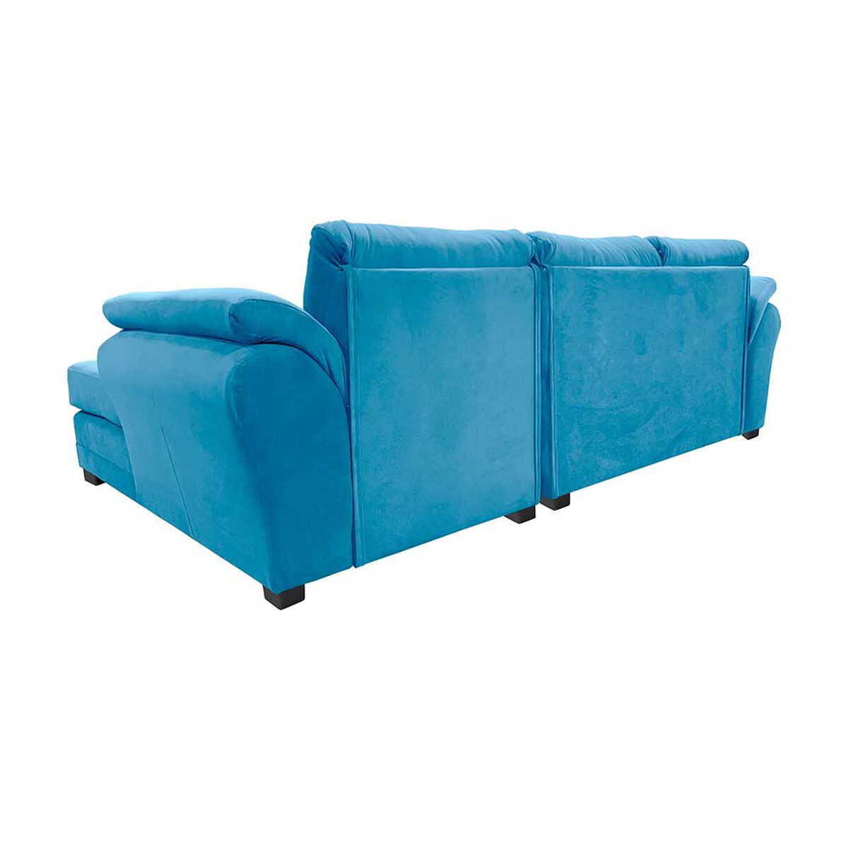 Sof&aacute; Seccional Living Factory Samy 4 Cuerpos Azul