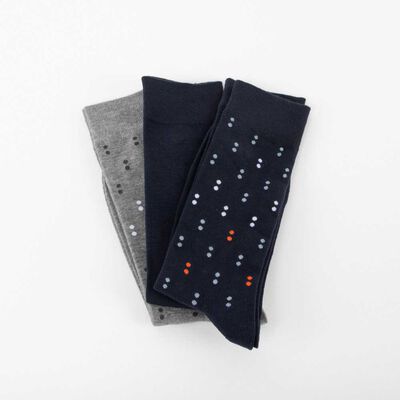 Imagen 2 del producto Pack 3 Calcetines Hombre Portman Club Azul, Gris, Negro