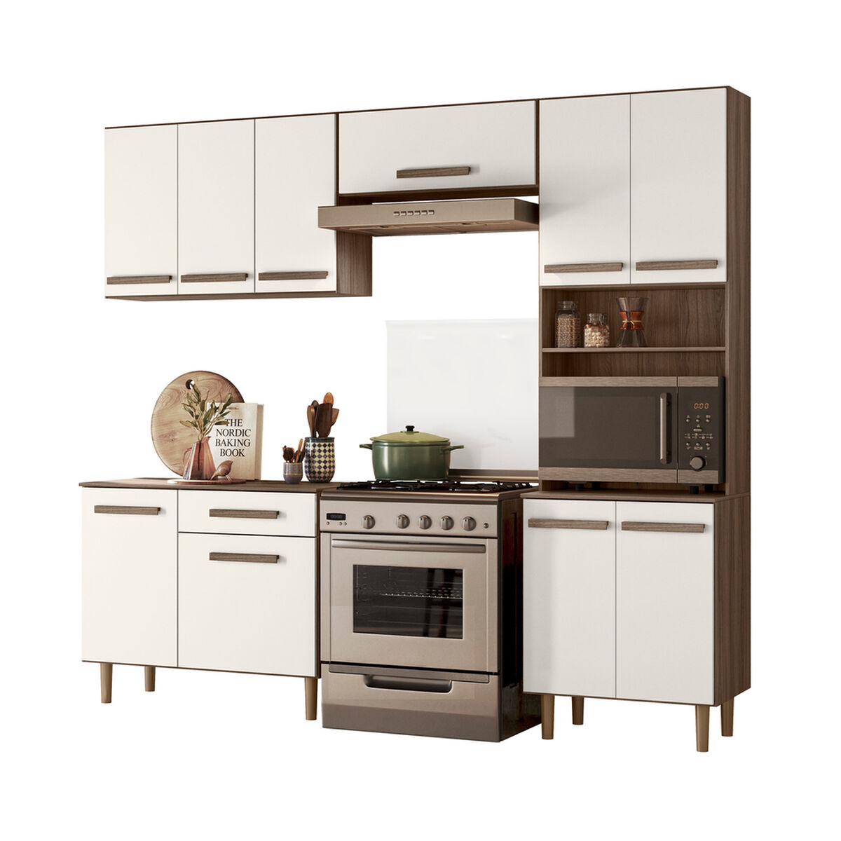 Kit De Cocina Vekkahome Lemon Blanco