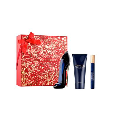 Imagen 1 del producto Set Perfume Carolina Herrera Mujer Estuche Good Girl Eau de Parfum 80 ml + Loción Corporal 100 ml + Eau de Parfum 10 ml