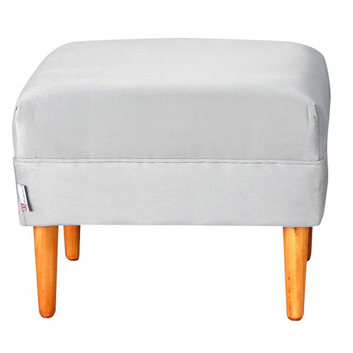 Set Pouf 2 Bodevir Provenza Felpa 04 Gris 