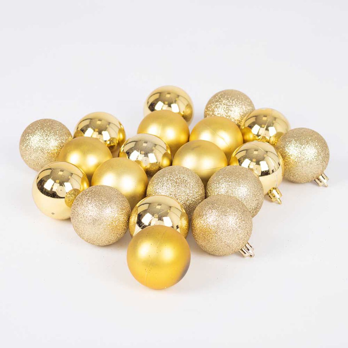 Set 20 Esferas para Árbol de Navidad Casanova Dorado 5 cm