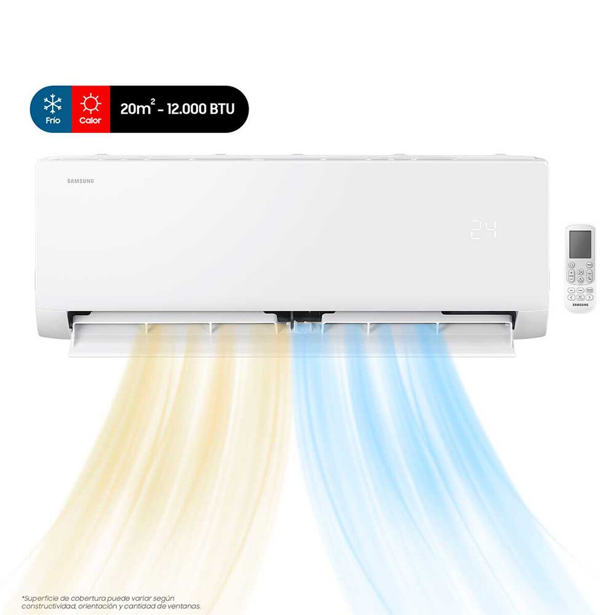 Aire Acondicionado Samsung AR40F12C0AM/ZS 12000 Btu