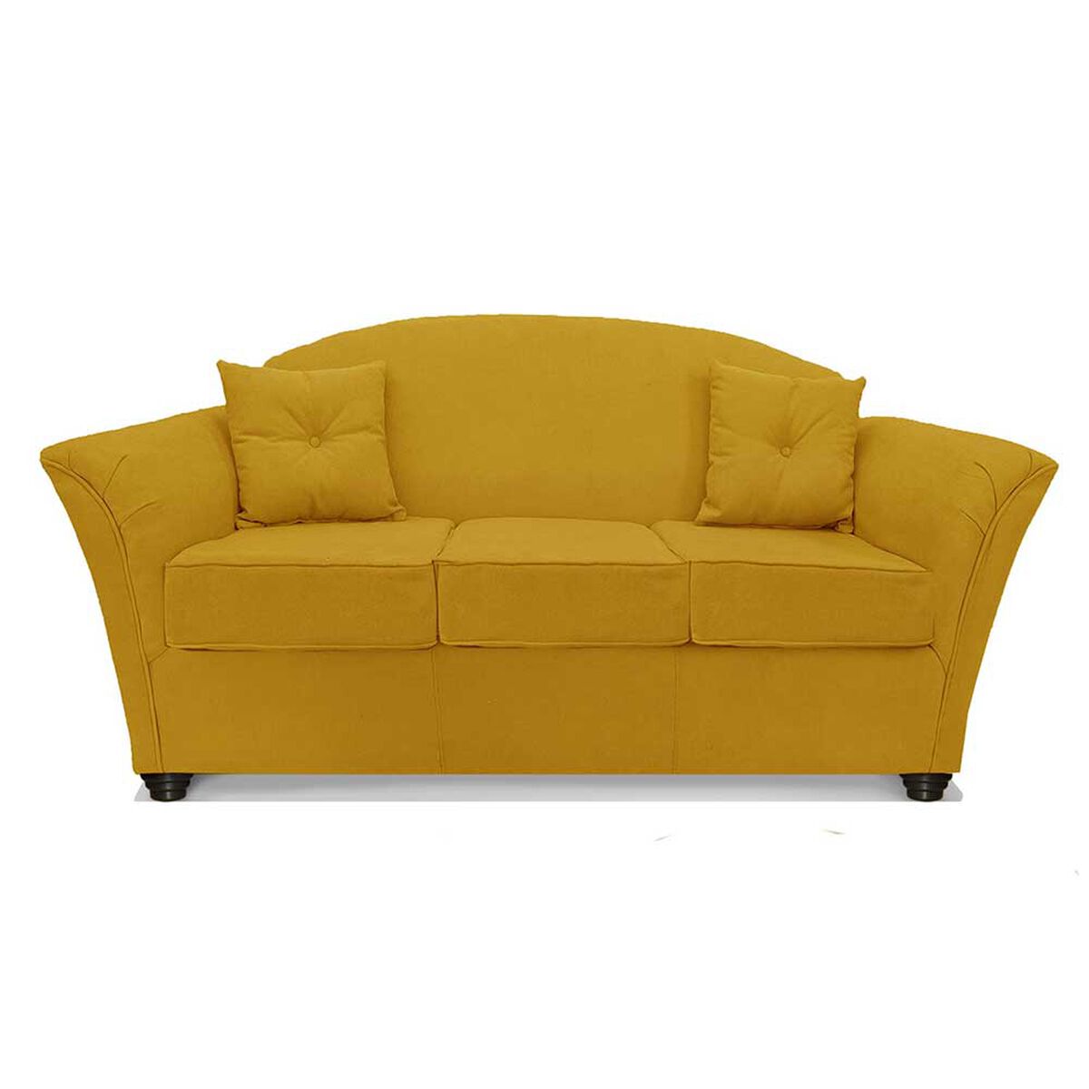 Juego de Living Elegant Detail Oregon  Sofá 3 Cuerpos + Dos Sillones 1 Cuerpo Oro