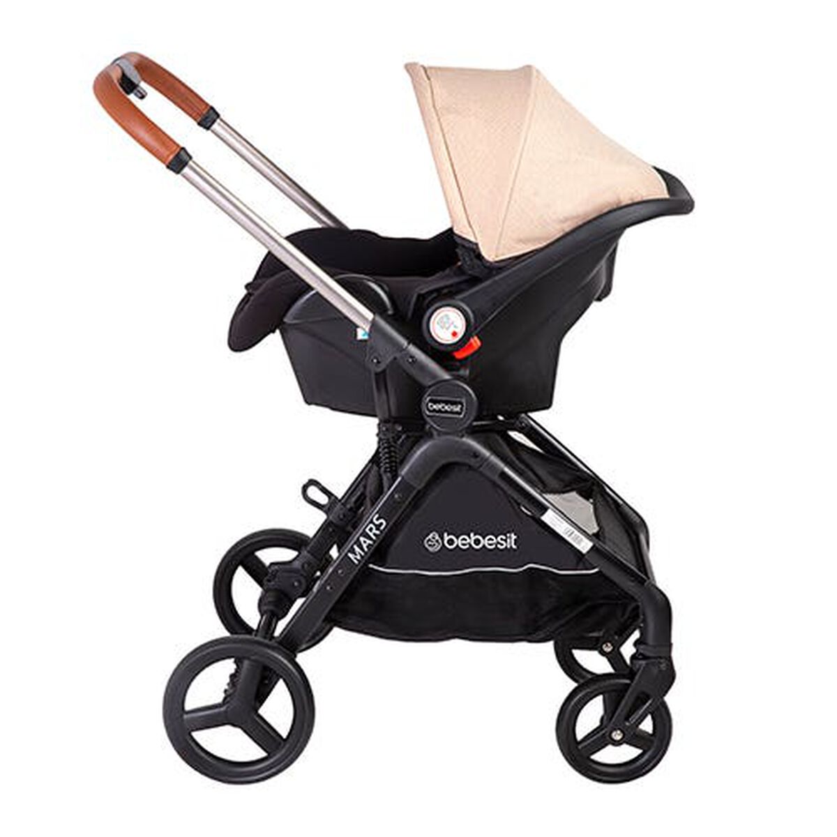 Coche Travel System Mars LX Beige Bebesit