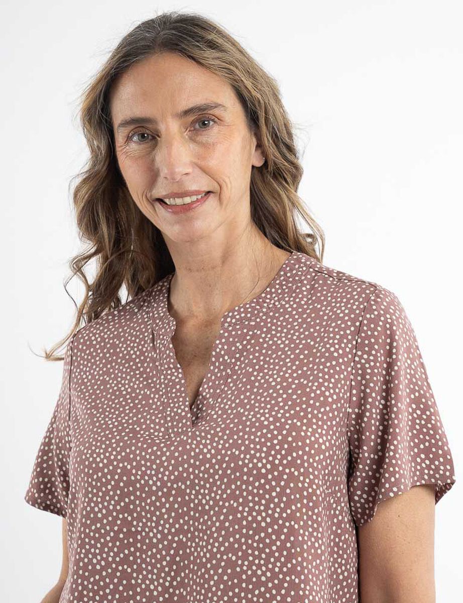 Blusa Manga Corta Mujer Portman Club