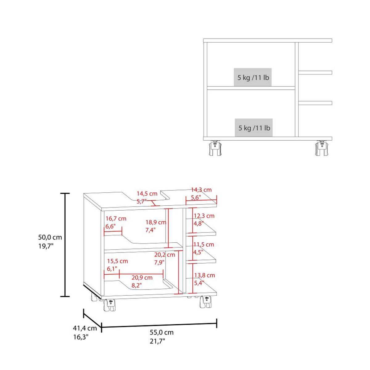 Mueble para Lavamanos Tuhome Bath 300 Avellana Blanco
