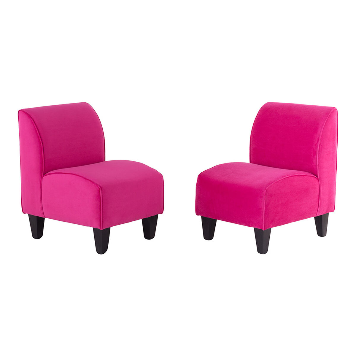 Set 2 Poltronas Bodevir Soft Fucsia