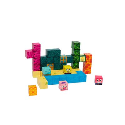 Juego Bloques Magn&eacute;ticos 54Pcs Mineblocks Bob Marino Band&uacute;