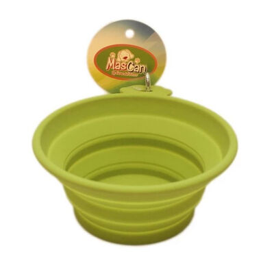 Plato para Perro Mascan Silicona Plegable