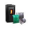 Pack Calefactor Bosca a Pellet BV Negro + kit interior