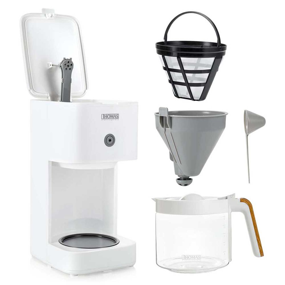 Cafetera de Filtro Thomas TH-134B 1,5 lts.