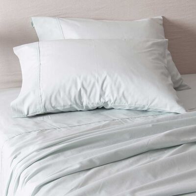 Juego de Sábanas SoHome 180 Hilos King Liso Celeste