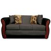 Juego de Living Elegant Detail Girona Sofá 3 Cuerpos + Dos Sillones 1 Cuerpo Gris