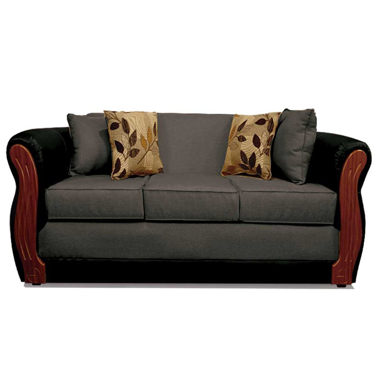 Juego de Living Elegant Detail Girona Sofá 3 Cuerpos + Dos Sillones 1 Cuerpo Gris