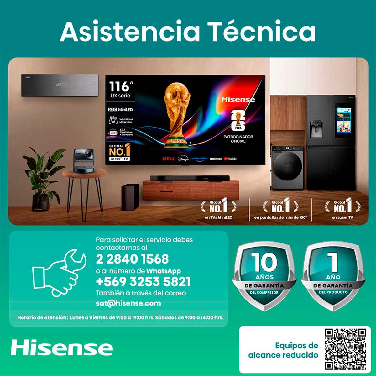 Refrigerador Side by Side Hisense RS528P5ESA 528 L