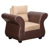 Juego de Living Diseño A&M Home Zara Sofá 3 Cuerpos + 2 Sillones 1 Cuerpo Beige