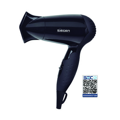 Imagen 2 del producto Secador de Pelo Siegen Let`s go Travel Negro SG-3005