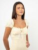 Vestido Mini Manga Corta Mujer Icono