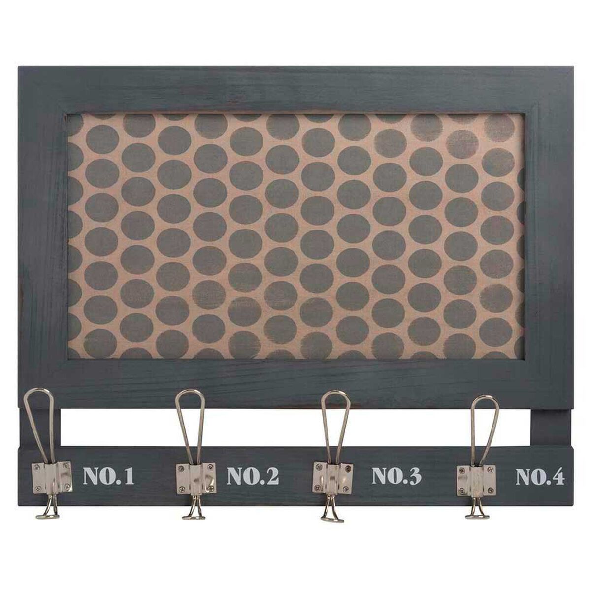 Adorno Memo con Gancho Madera Vgo  45 x 6 cm Gris