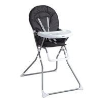 Silla de Comer Bebe Vectra Plegable Gris Bebesit