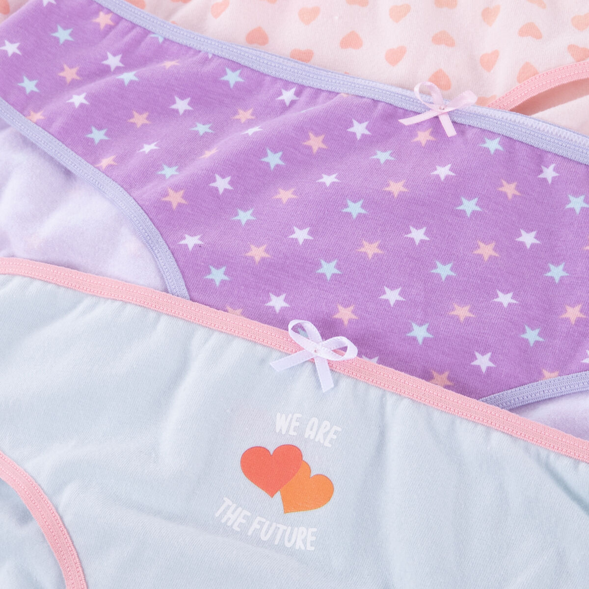 Pack 3 Calzones de Algod&oacute;n Ni&ntilde;a Mila