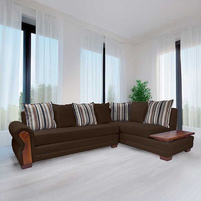 Imagen 1 del producto Sofá Seccional Living Factory Dakota 6 Cuerpos Café