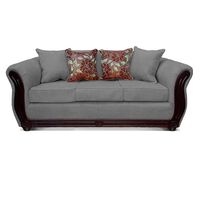 Sofá Elegant Detail Girona 3 Cuerpos Tela Gris