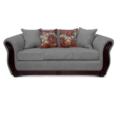 Imagen 1 del producto Sofá Elegant Detail Girona 3 Cuerpos Tela Gris