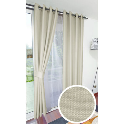 Imagen 1 del producto Combo Cortinas Doral Rustico 220 x 140 cm Maiz