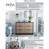 Cómoda TuHome Kaia 4 Cajones Miel/Blanco