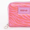 Billetera Animal Print Rosada Eco Cuero Mujer Icono