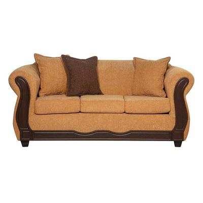 Imagen 2 del producto Juego de Living Black Factory Barcelona Sofá 3 Cuerpos + Dos Sillones 1 Cuerpo Oro