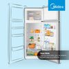 Refrigerador Frío Directo Midea MDRT294FGE50 207 lts.