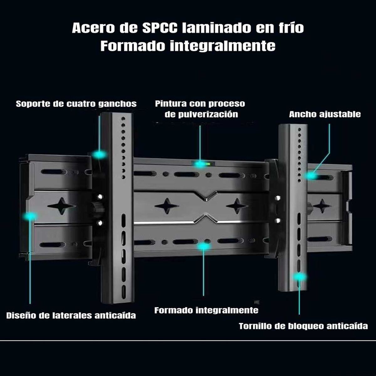 Soporte TV Reclinable LuBabycas 32" a 75"