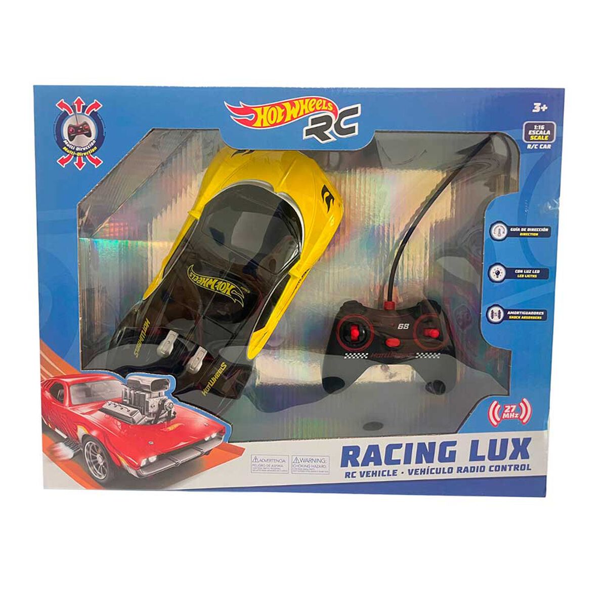 Vehículo Radio Control Value Racing Lux Colores Surtidos Hot Wheels