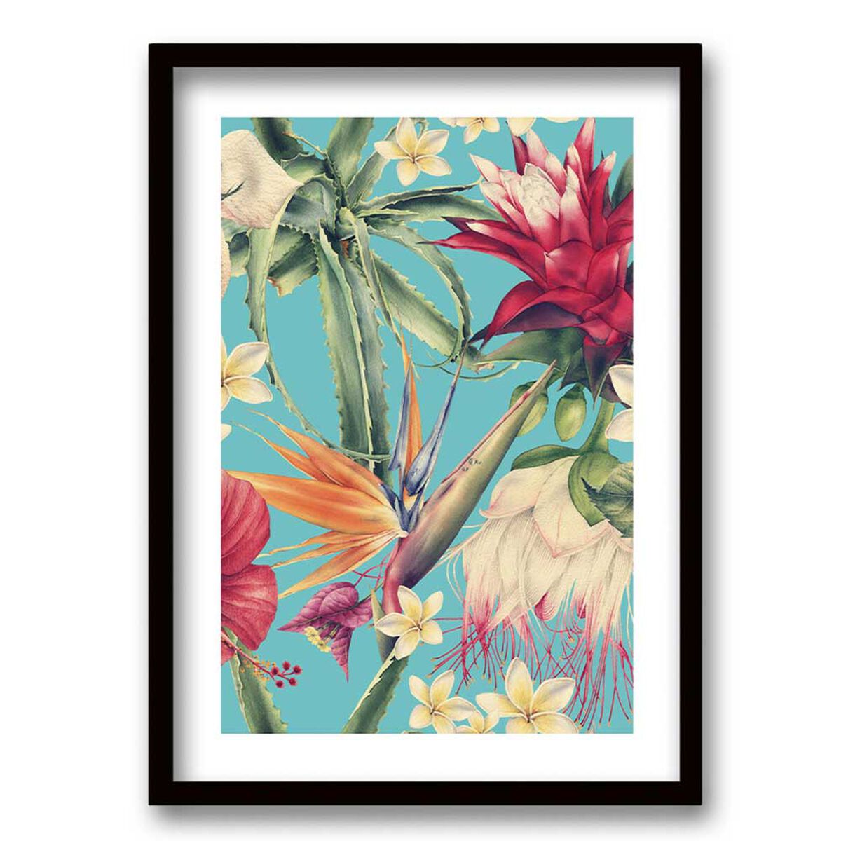 Cuadro Decorativo Retela Cyan Natural 50 x 35 cm