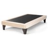 Base Europea Muebles Cid 1 Plaza Felpa Beige