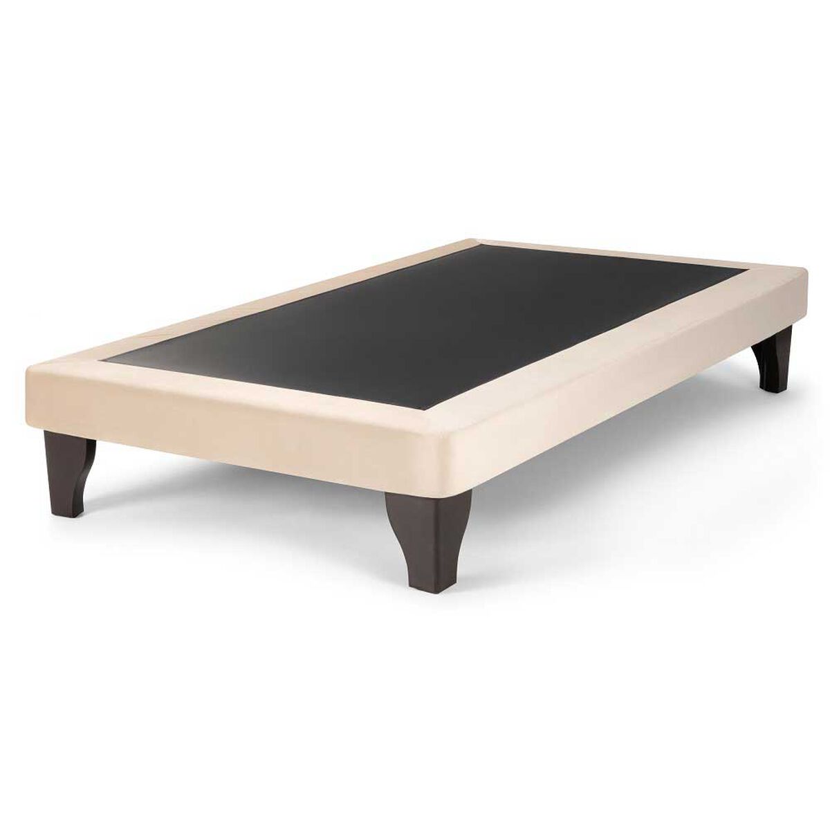 Base Europea Muebles Cid 1 Plaza Felpa Beige