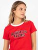 Polera Crop Con Estampado Mujer Icono