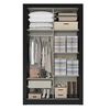 Clóset Jdo & Design City 2 Puertas 1 Cajón Negro