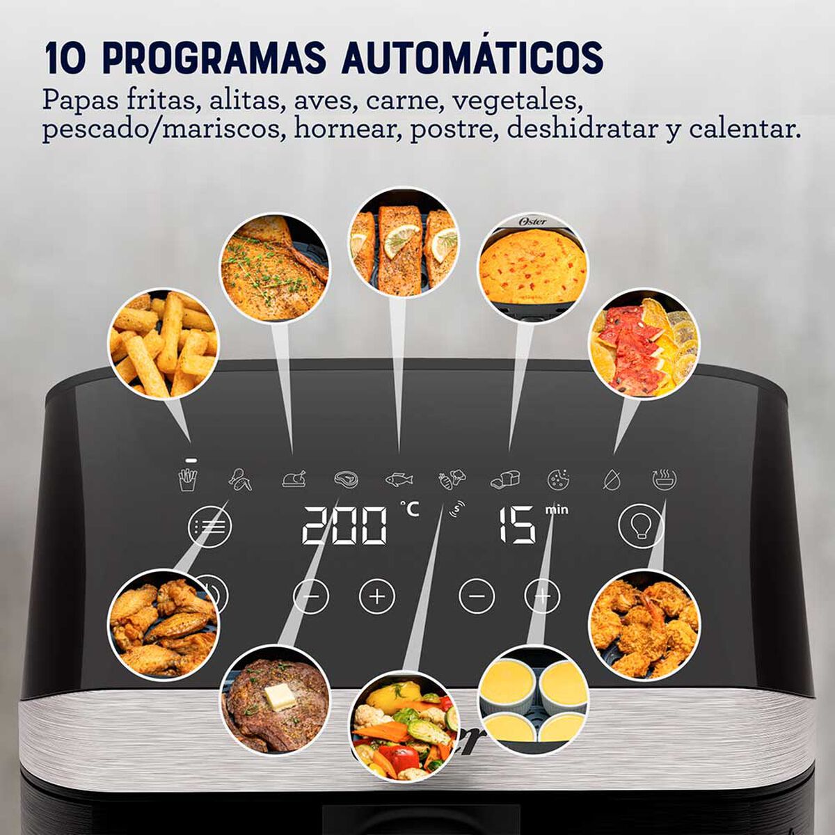 Freidora de Aire Digital Oster 40WDDF