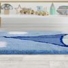 Alfombra Infantil Modalfo Cometa Azul 100 x 150 cm