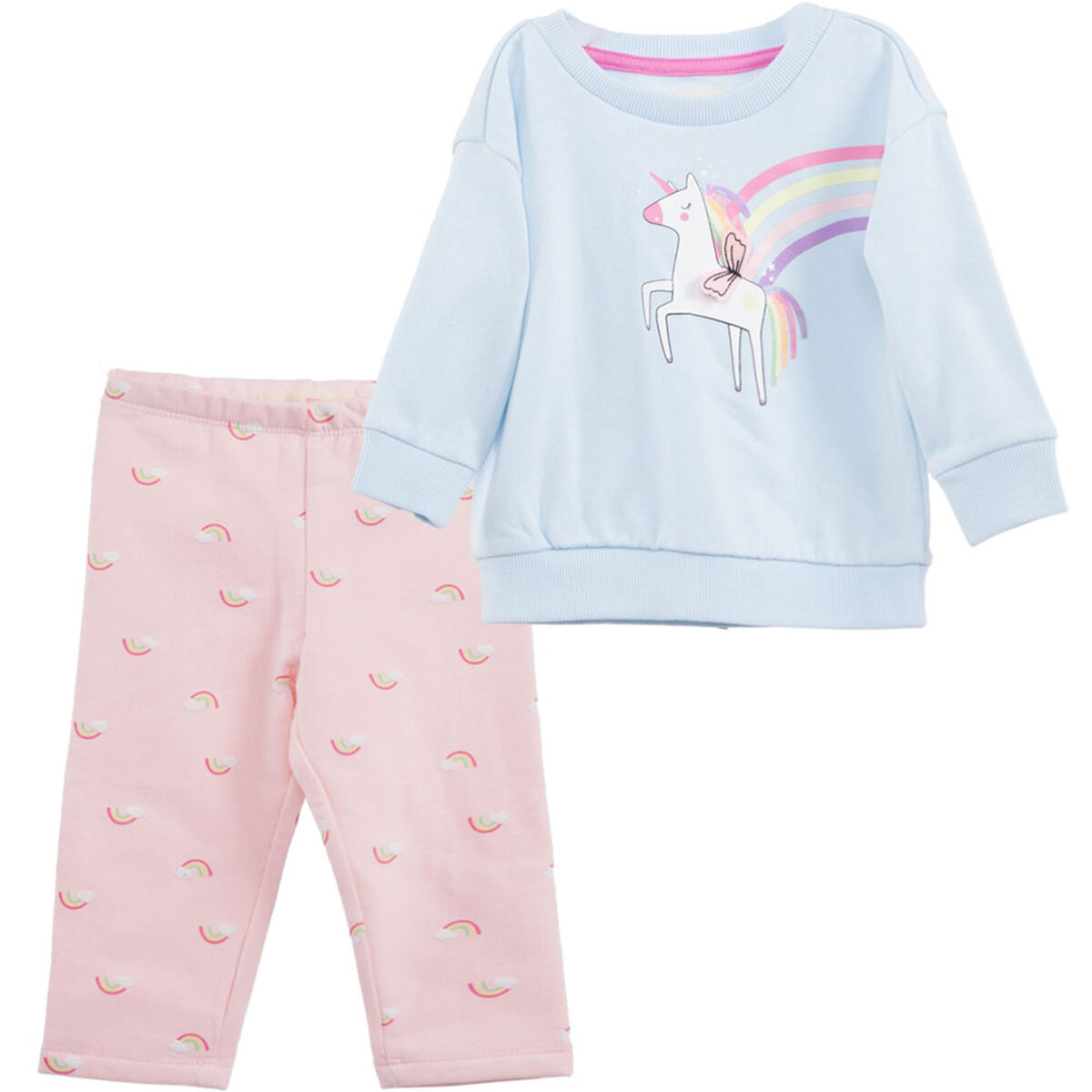 Conjunto Calza+Polerón de Algodón Chess Baby