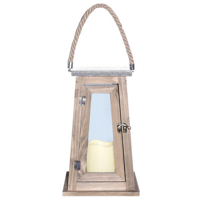 Imagen 2 del producto Fanal Madera Con Vela Led