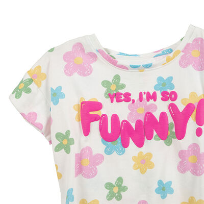 Imagen 2 del producto Polera sin Mangas Niña Chess Blanco, Celeste, Crudo, Rosado