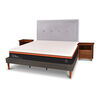 Cama Europea Curve CIC King Bee Comfort + Respaldo + 2 Veladores