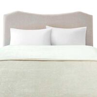 Frazada Poliéster Illusions King Flannel Beige