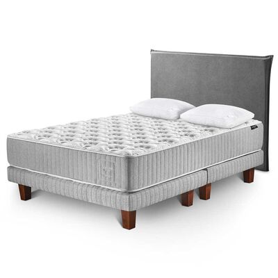 Juegos de Dormitorio Cama Europea Cannon Hybrid Cotton 2 Plazas + 2 Almohadas + 1 Respaldo