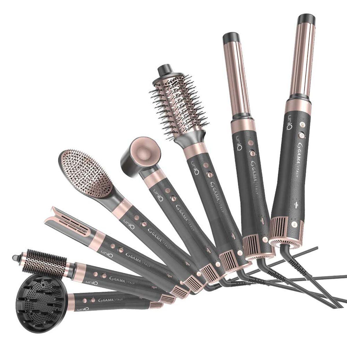 Cepillo Secador Multistyler Vibrance UniQ 8 en 1 Gama Italy